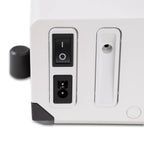 Janome SewSwitch 30 sewing and overlocker combi machine, white body with black power switch.
