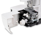 Janome SewSwitch 30 sewing & overlocker combi machine, white metal body