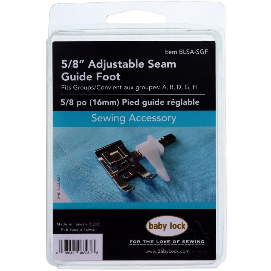 Baby Lock 5/8" Seam Guide Presser Foot - Sewingmachinesplus.com
