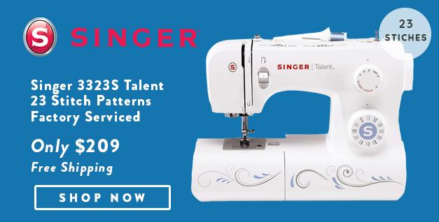 Doorbuster Singer 3323S banner with offer details
