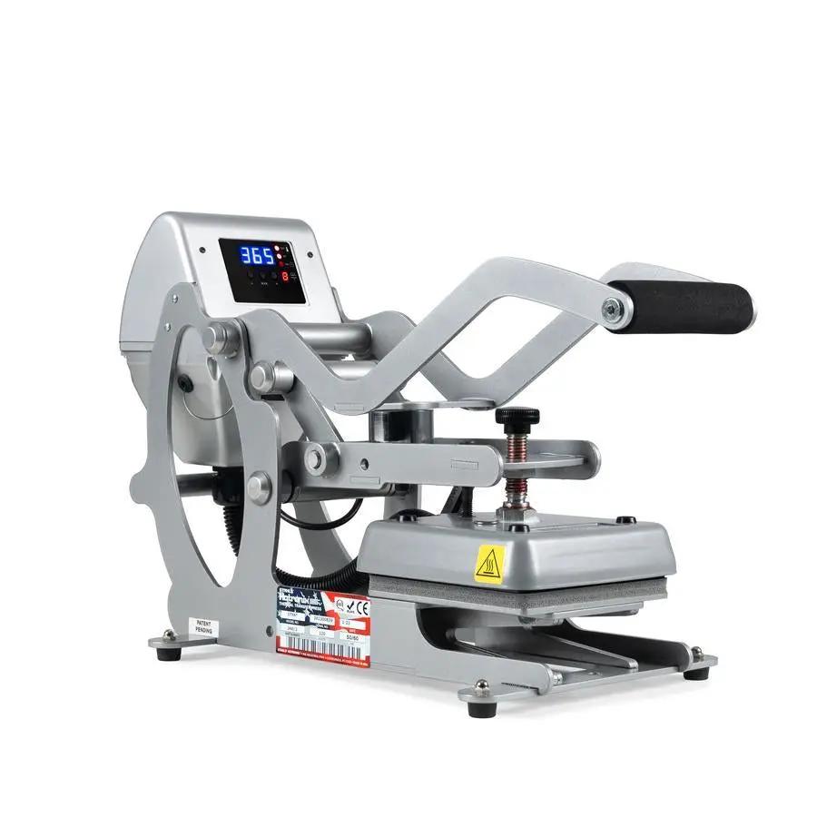Hotronix LowRider heat press in silver with digital control and black handle