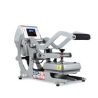 Hotronix LowRider heat press in silver with digital control and black handle