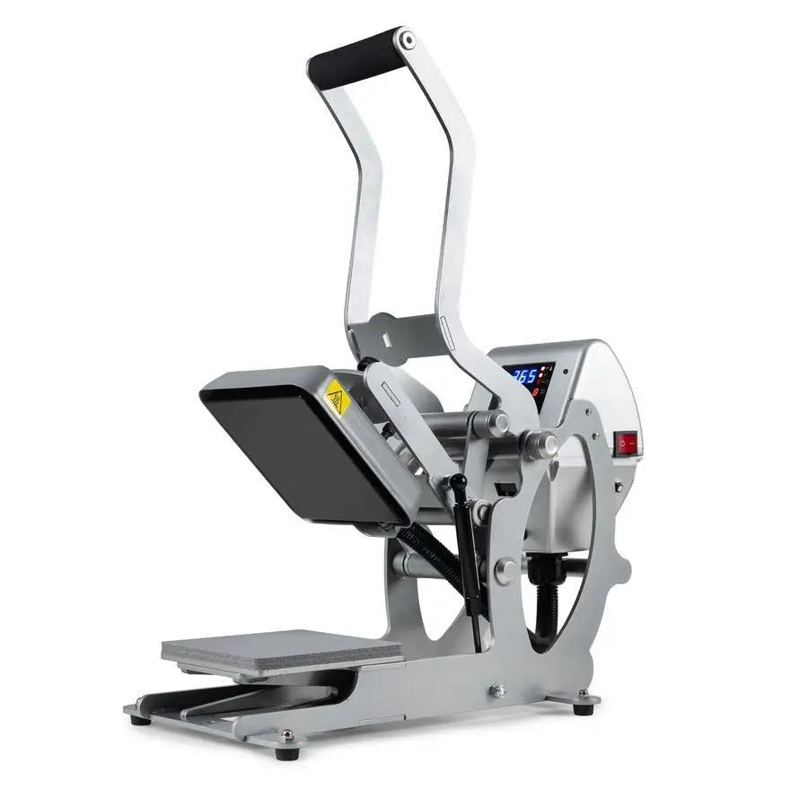 Hotronix LowRider Heat Press with silver metal frame, black padded handle, and digital display.
