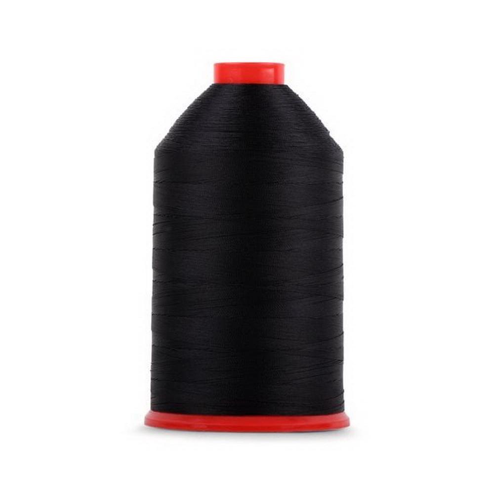 Amann Strongbond Nylon Bonded Thread 60 - 9000 Yds. - Tex 45 - Black - Sewingmachinesplus.com