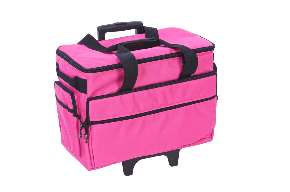 Bluefig TB19 Wheeled Sewing Machine Carrier - Pink (Multiple Colors Available)