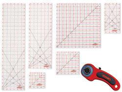 The Cutting Edge Ruler Set with Free Rotary Cutter