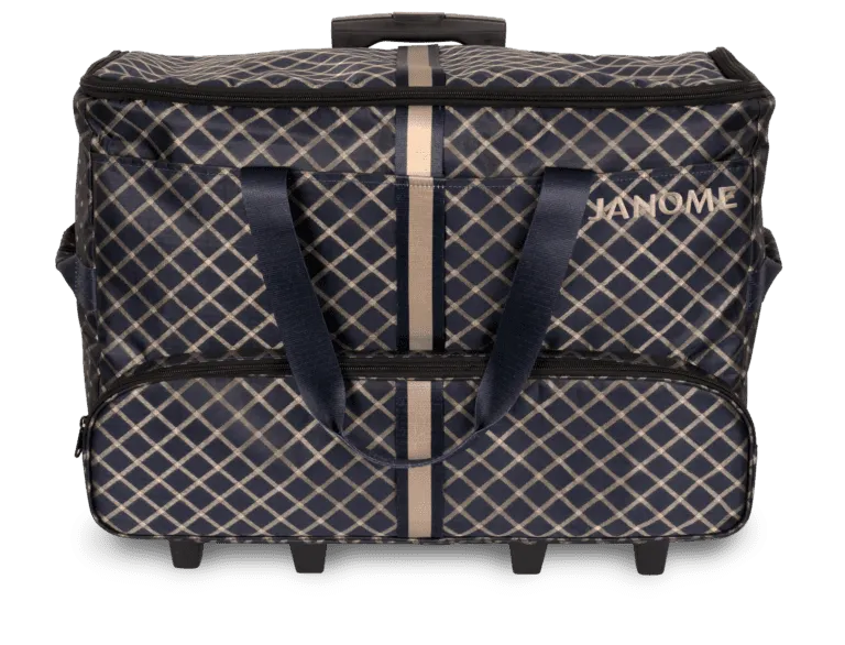 Janome Blue Skyline AE Sewing Trolley With Telescoping Handle