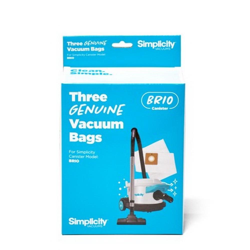 Bags for Simplicity Brio Canister Vacuum 3pk - Sewingmachinesplus.com