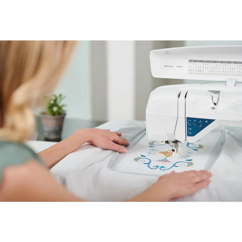 Husqvarna Viking Designer Sapphire 85 Sewing and Embroidery Machine - Sewingmachinesplus.com