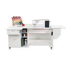 Sydney Lite Sewing Cabinet Electric Lift, Multiple Finishes Available - Sewingmachinesplus.com