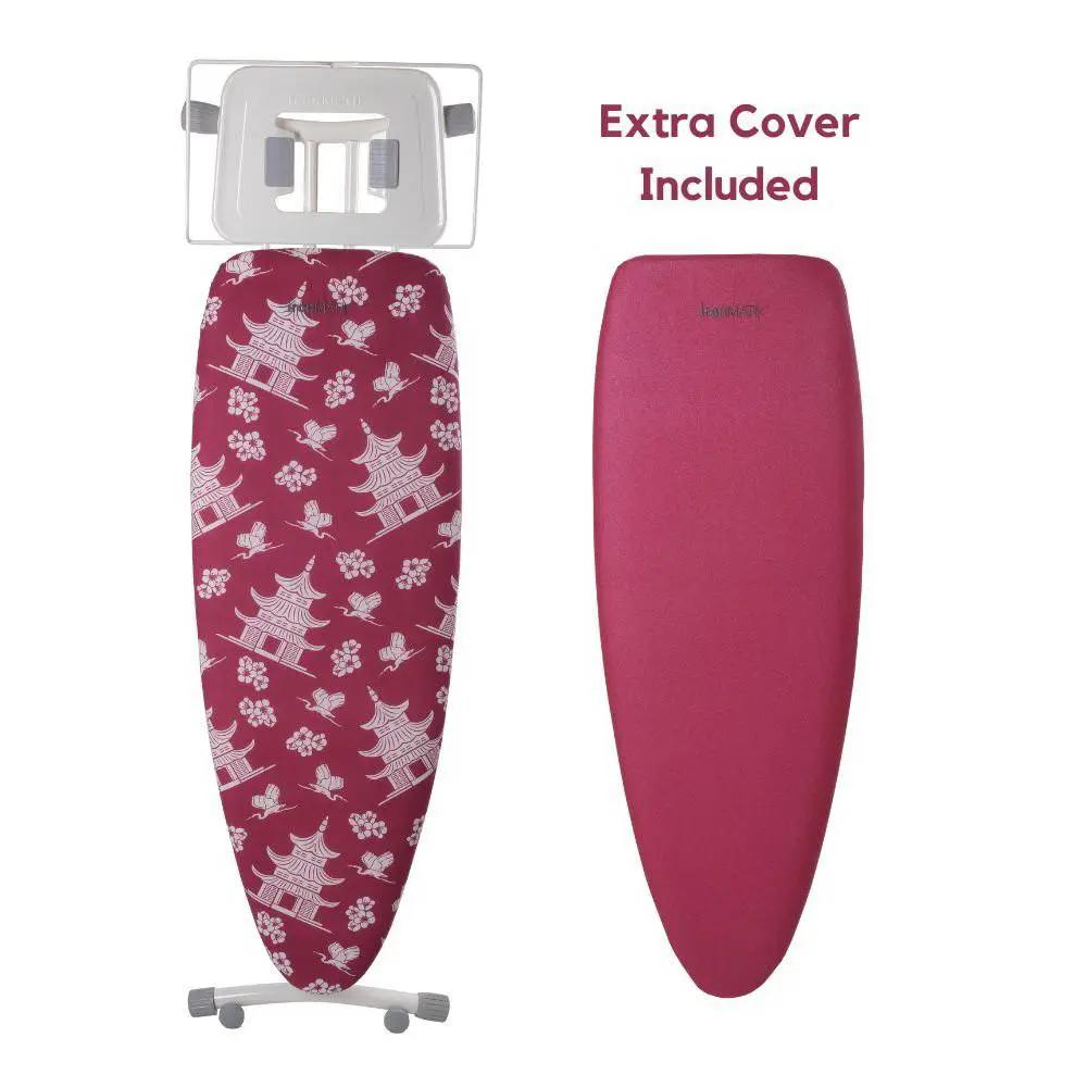 ironMATIK Space Surfer Premium Ironing Board in Pagoda Magenta - Sewingmachinesplus.com