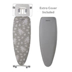ironMATIK Space Surfer Premium Ironing Board in Pagoda Gray - Sewingmachinesplus.com