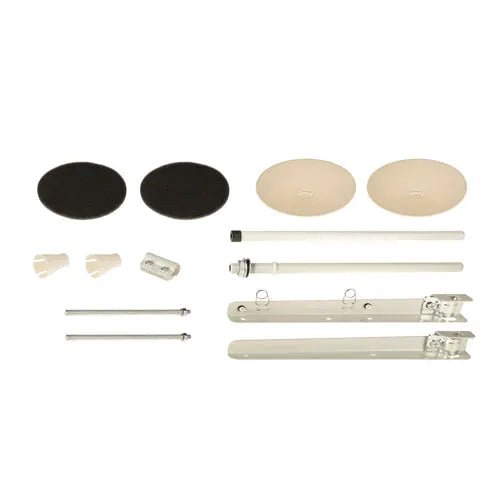 Consew 199R sewing machine parts kit with drop-feed; includes 2 black discs, 2 beige discs, rods and rails