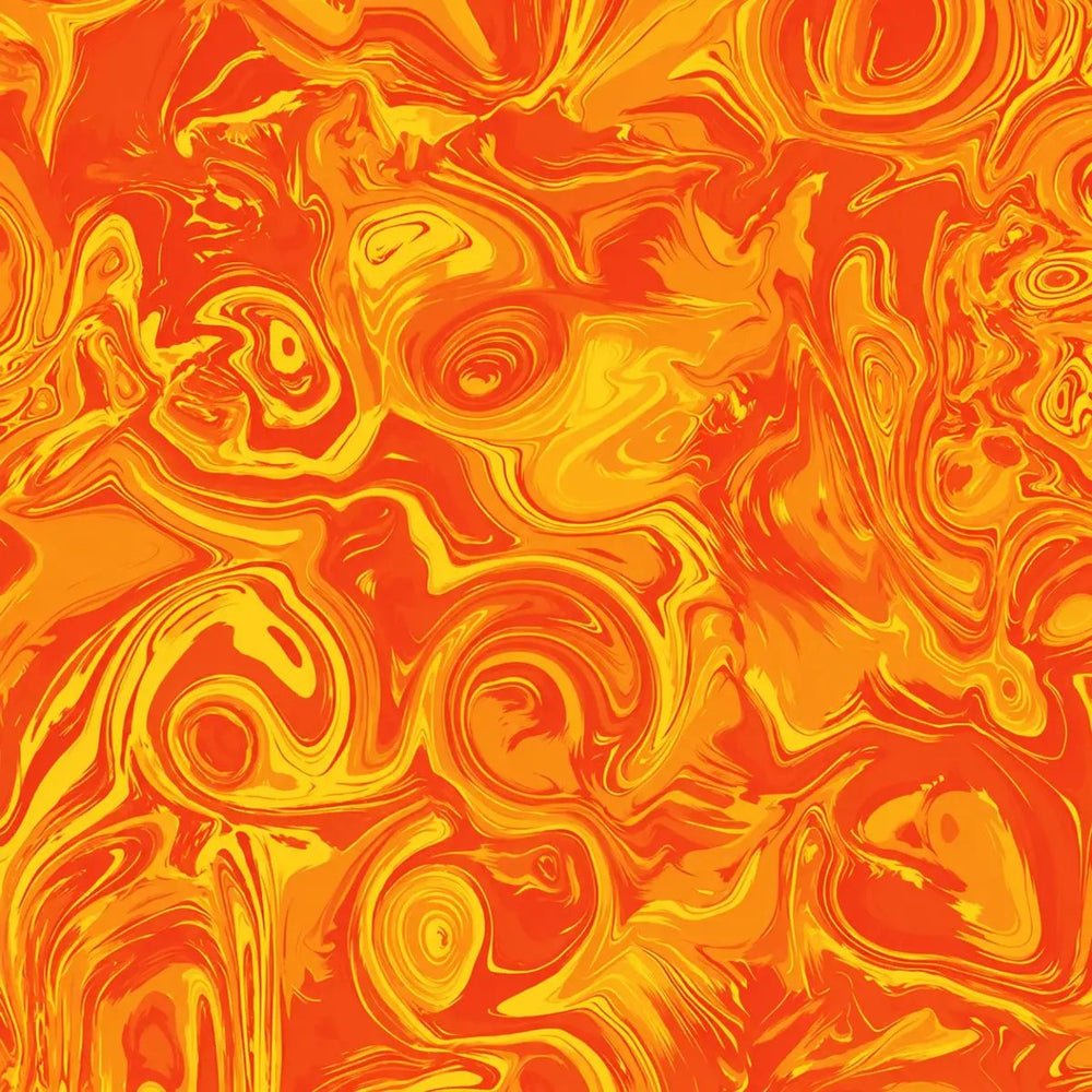 Marbella Orange Quilting Fabric