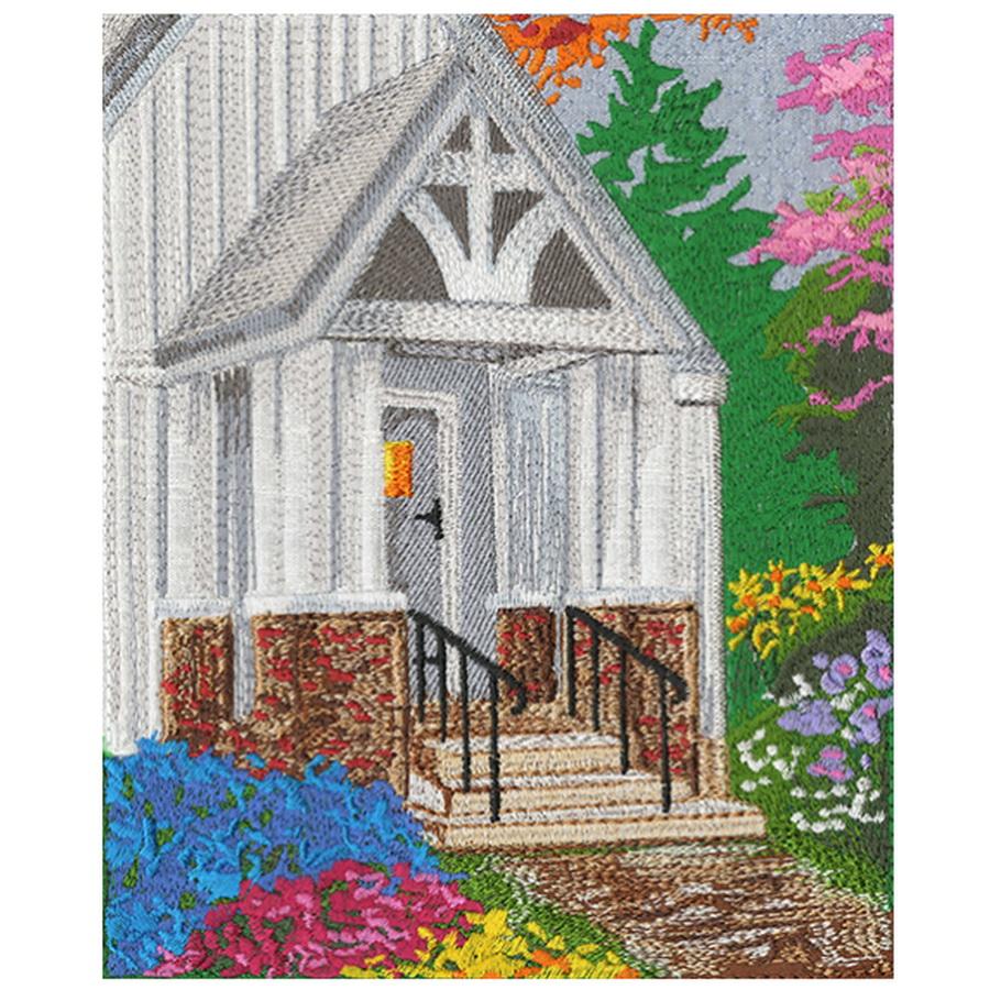 Anita Goodesign Country Church Tile Scene 137AGHD