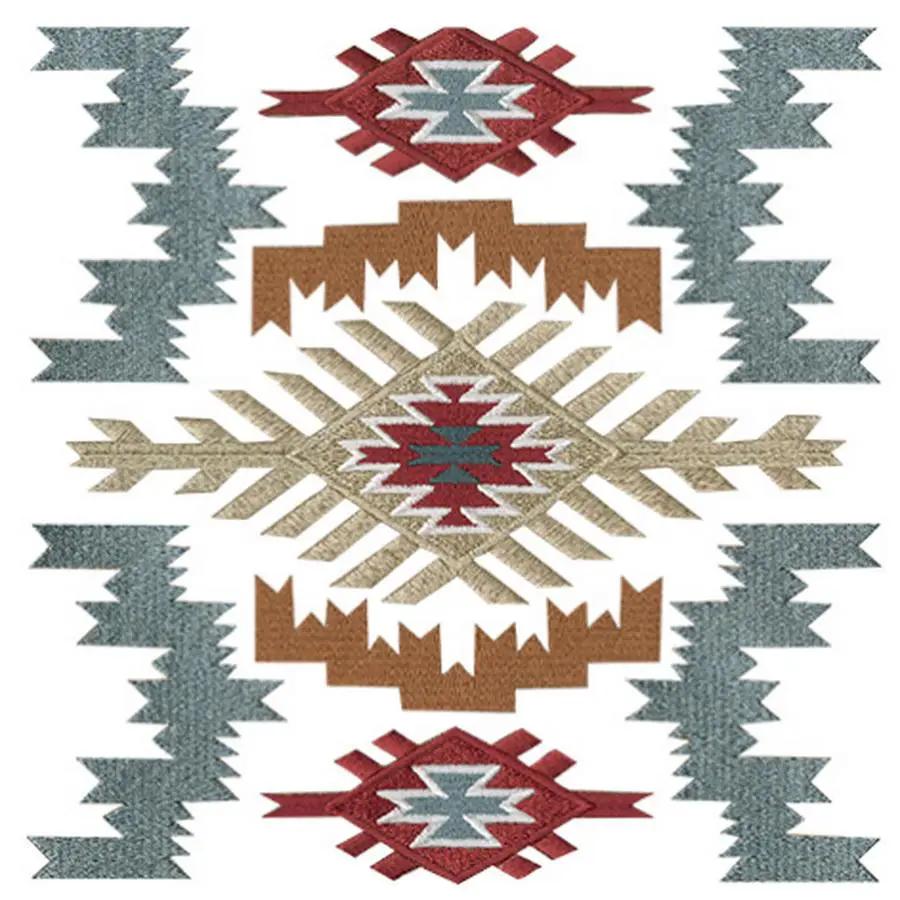 Anita Goodesign Navajo Quilt embroidery design 188AGHD, multicolor geometric quilt motif