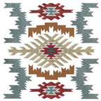 Anita Goodesign Navajo Quilt embroidery design 188AGHD, multicolor geometric quilt motif