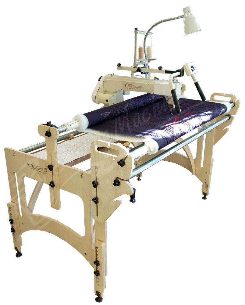 Queen Quilter 18" Long Arm Quilting Machine w/ Stitch Regulator & Wood Frame