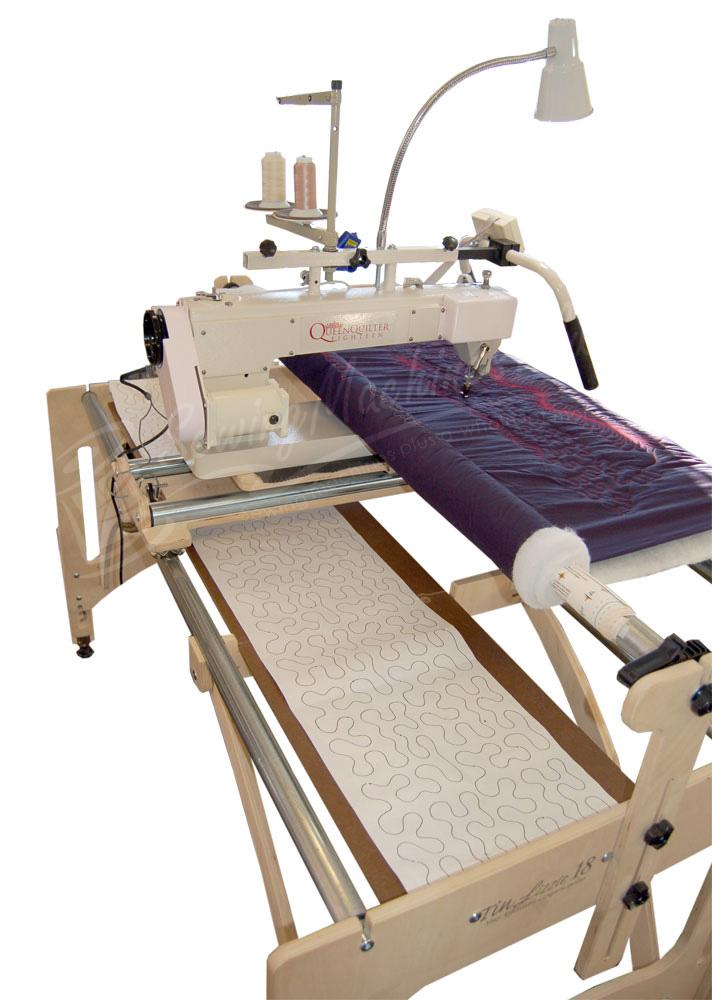 Queen Quilter 18" Long Arm Quilting Machine w/ Stitch Regulator & Wood Frame