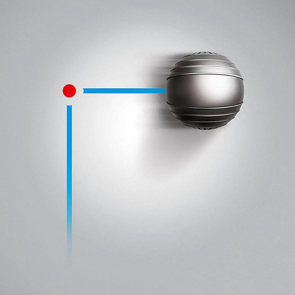 Dyson Cinetic Big Ball Animal + Allergy UP14ANA vacuum with a metallic sphere body