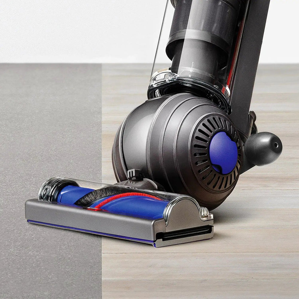 Dyson Small Ball Multifloor UP15MF vacuum cleaner with grey body and blue-purple floor head