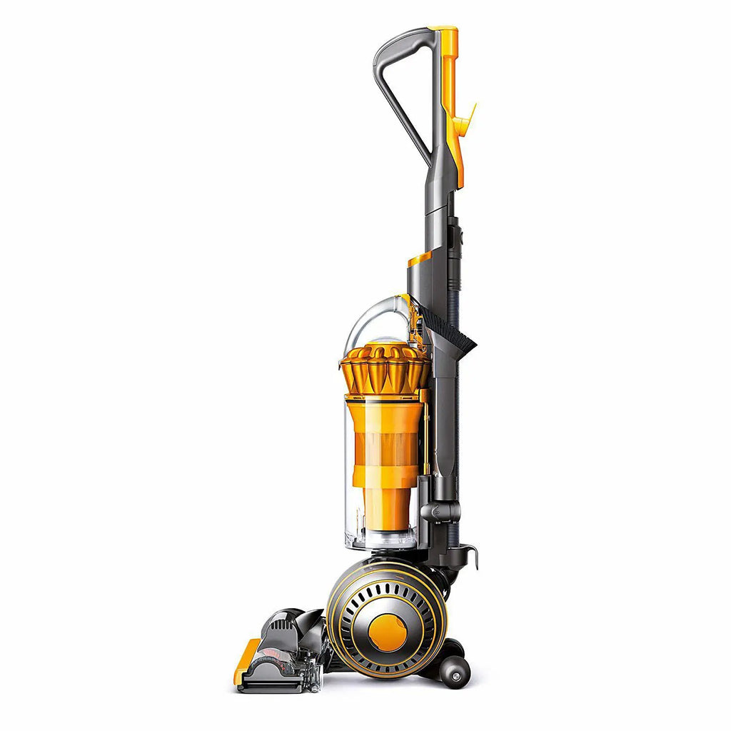 Dyson Ball Multifloor II UP19MF vacuum; upright canister with yellow cyclone and gray body