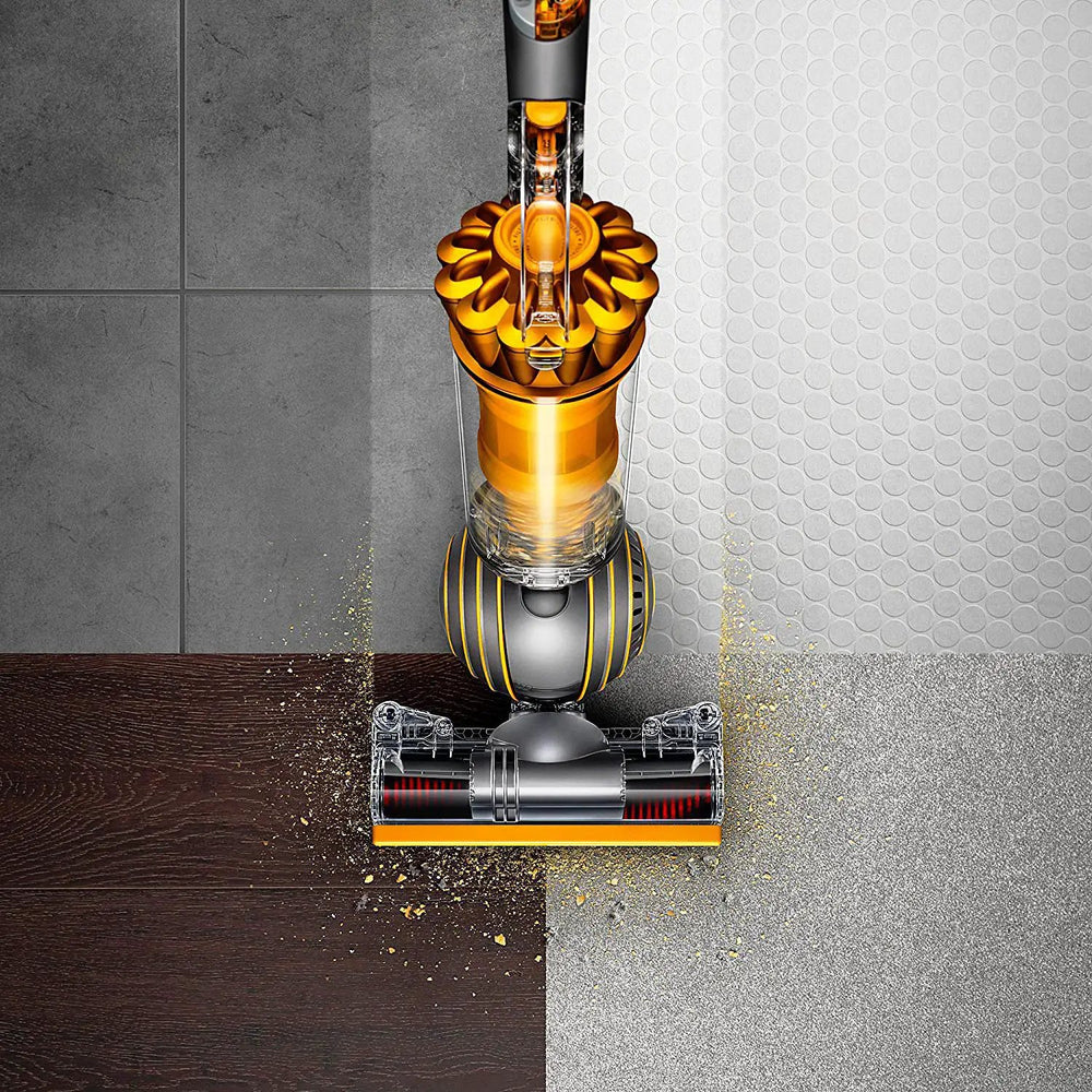 Dyson Ball Multifloor II vacuum; orange cyclone, clear dust bin