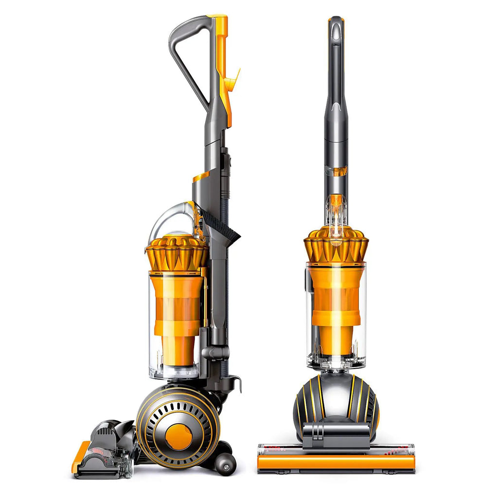 Dyson Ball Multifloor II UP19MF vacuum, gray with orange accents, two components shown