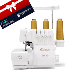 Baby Lock Celebrate Serger Machine - FREE BUNDLE INCLUDED