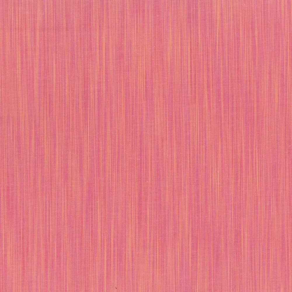 Space Dye Rose yarn-dyed woven cotton fabric with soft rose, pink, and blush vertical tonal texture by FIGO Fabrics.