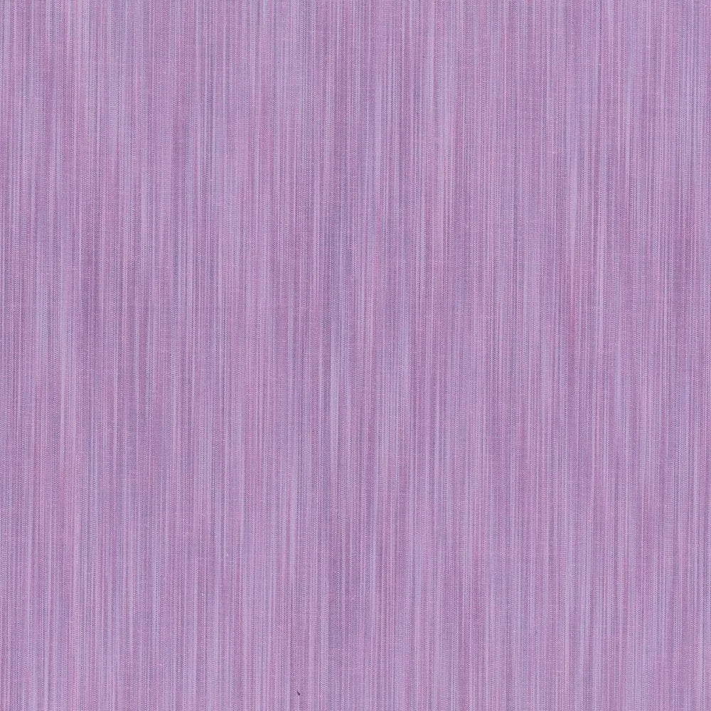 Space Dye Lavender yarn-dyed woven cotton fabric with soft lavender and lilac vertical tonal texture by FIGO Fabrics.