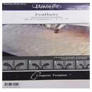 Feather Template Set 4pc Long Arm 6mm - Sewingmachinesplus.com