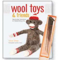 Wool Toys & Friends Book and Felting Needles