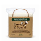Warm & Natural Needled Cotton Batting, Twin Size 72in x 90in, The Warm Company