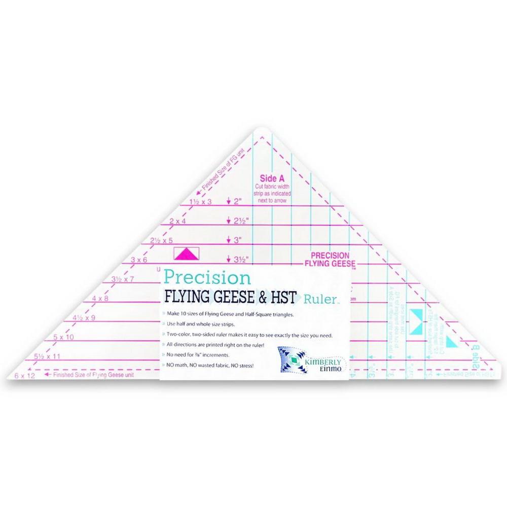 Precision Flying Geese & HST Ruler - Sewingmachinesplus.com