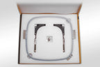 Melco XL 17x17 Hoop Kit- Maximum Sew Field is: 16.1 x 15.2
The Melco XL Hoop Arms are included in this kit.