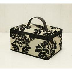 Cest La Vie Medium Sewing Basket with leather handle - Sewingmachinesplus.com