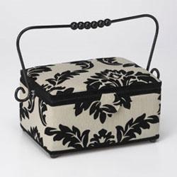Cest La Vie Sewing Basket Large Sewing Basket with Iron Handle