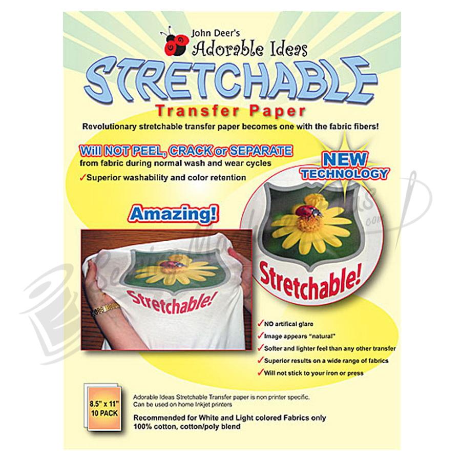 John Deer's Adorable Ideas Stretchable Transfer Paper