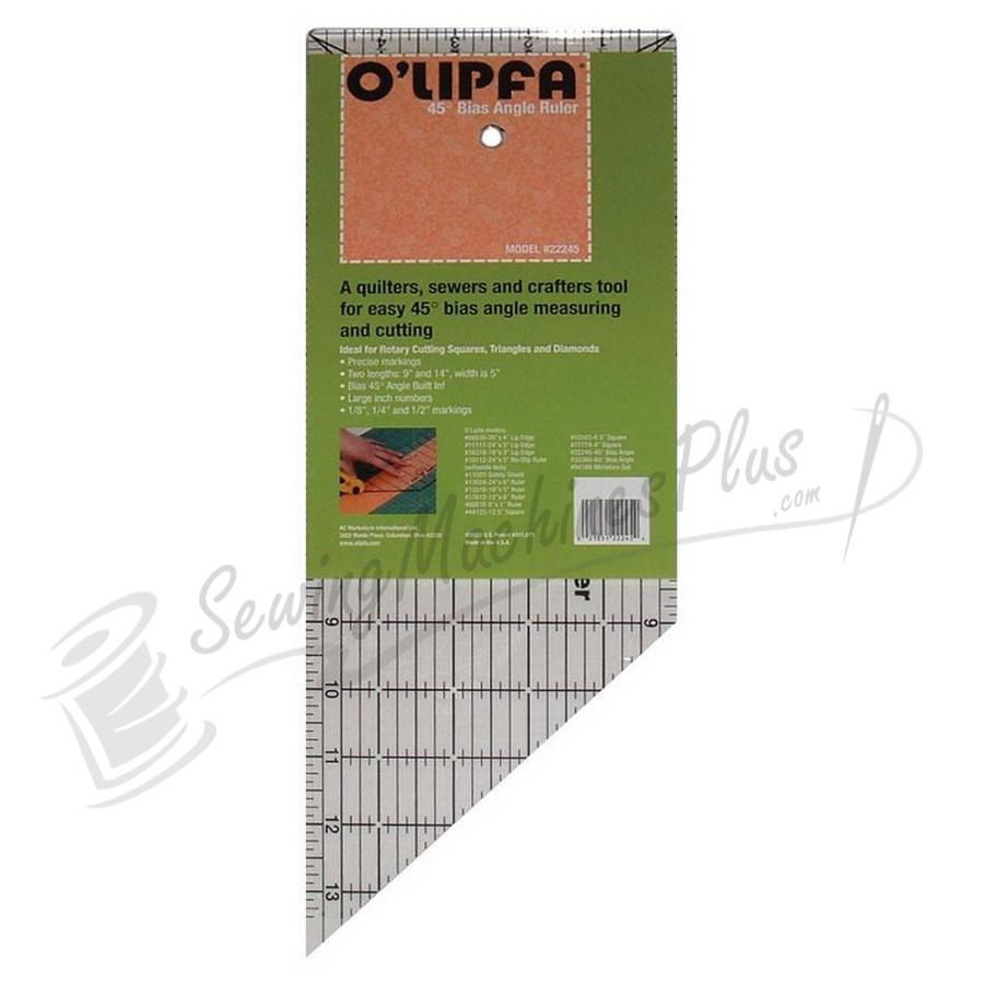 Olipfa 45 Degree Angle Ruler - Sewingmachinesplus.com