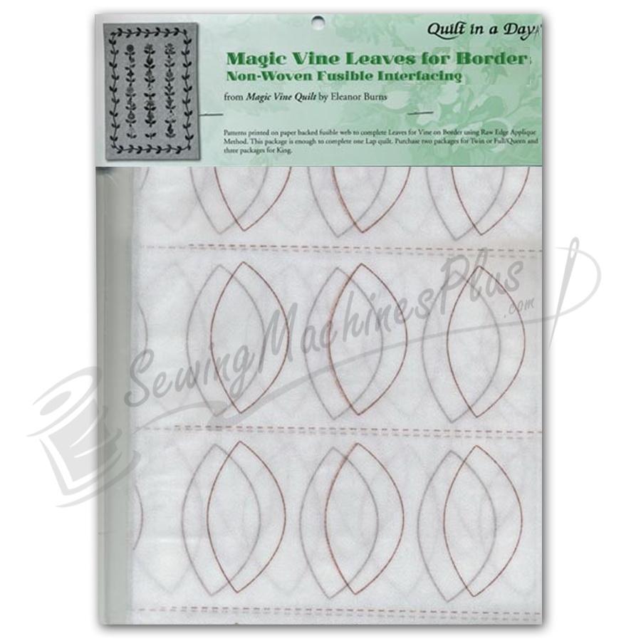 Leaf Border Printed Fusible Interfacing (QD5020)