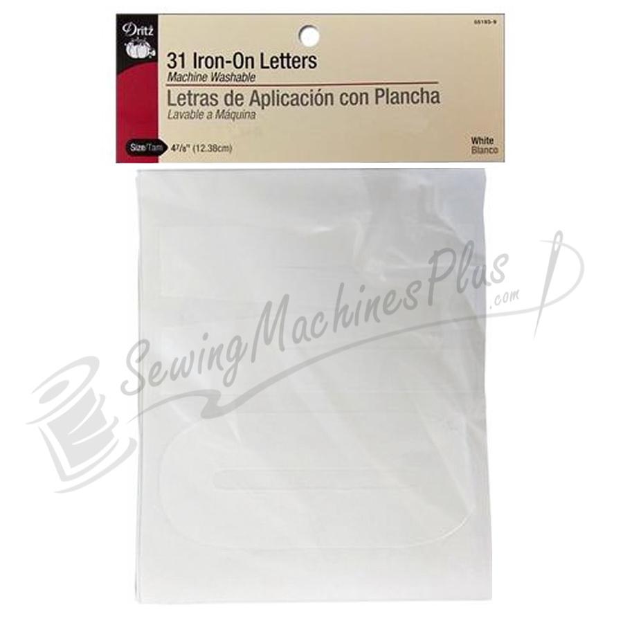 Dritz 31 Iron-On Letters 4 7/8"