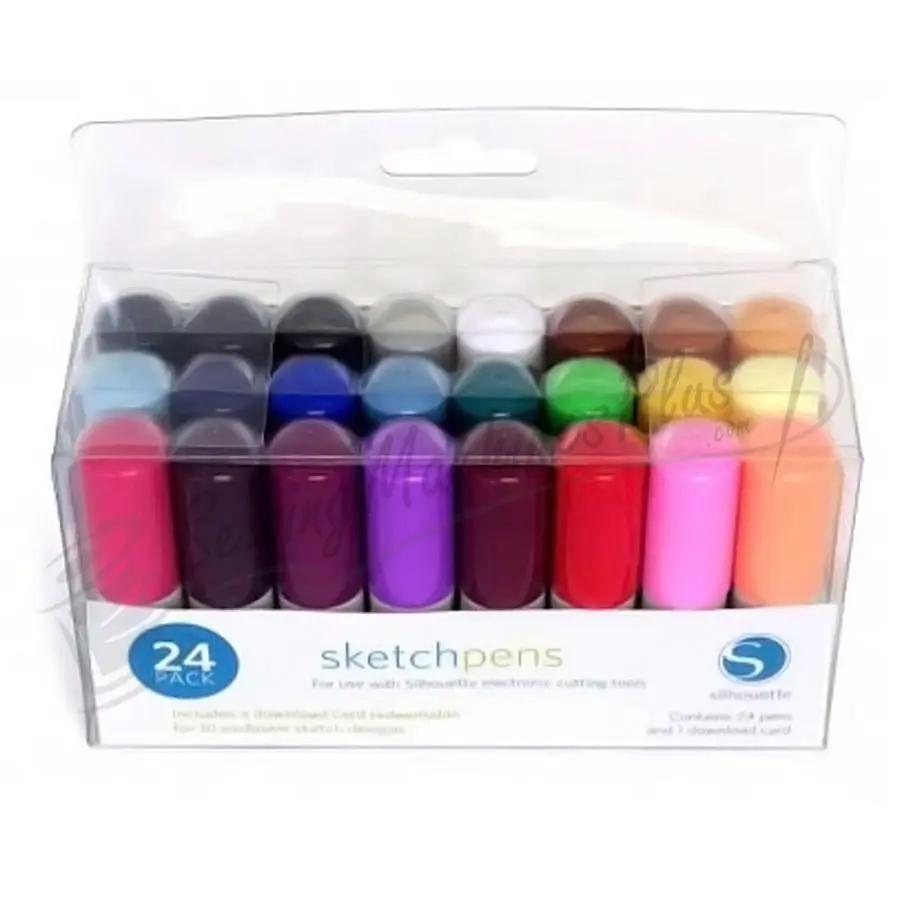 Silhouette Sketch Pen 24 Color Pack (KIT - PEN) - Sewingmachinesplus.com