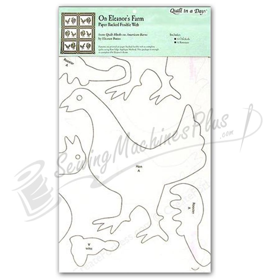American Barns on Eleanors Farm Paper Backed Fusible Web (QD5026)