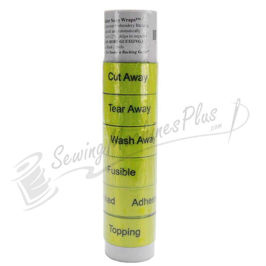 Snap Wraps for Embroidery Stabilizer
