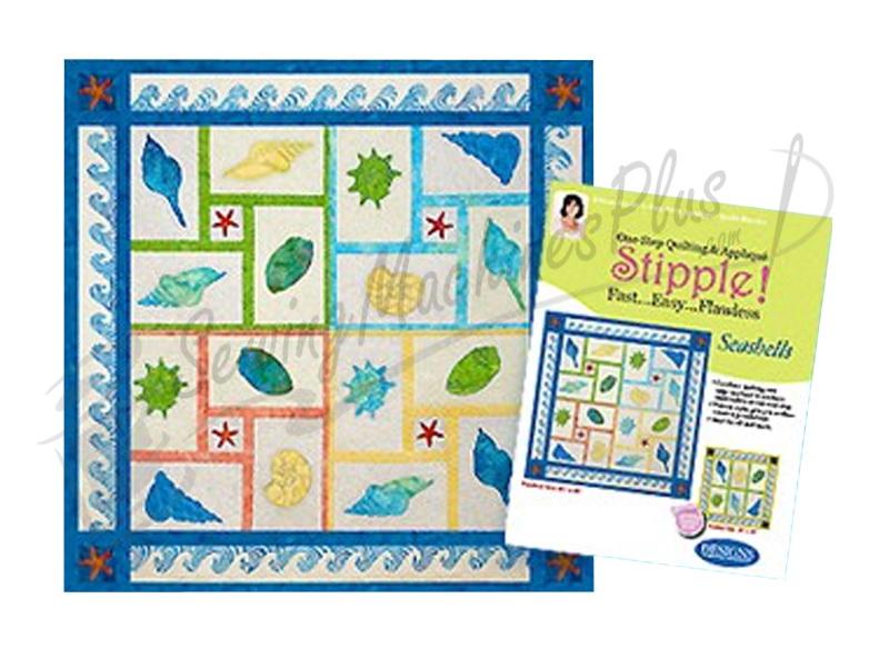 Stipple! Quilt Blocks - Seashells - Designs in Machine Embroidery