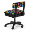 Arrow Height Adjustable Hydraulic Sewing Chair H8013 (Button Fabric)