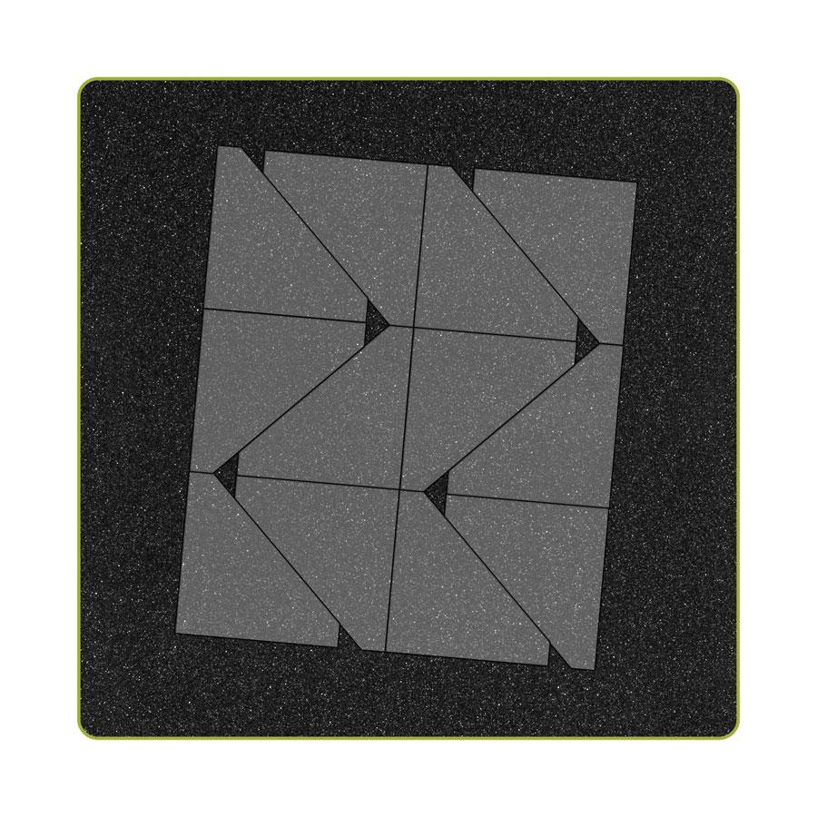AccuQuilt GO! HalfSquare-2 Inch Finished Triangle Multiples - 55063