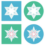 AccuQuilt GO! Sparkle Snowflakes by Sarah Vedeler - 55093 - Sewingmachinesplus.com