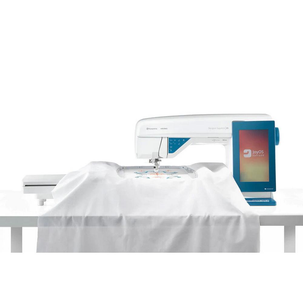 Husqvarna Viking Designer Sapphire 85 Sewing and Embroidery Machine - Sewingmachinesplus.com